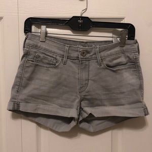 Grey Jean Shorts